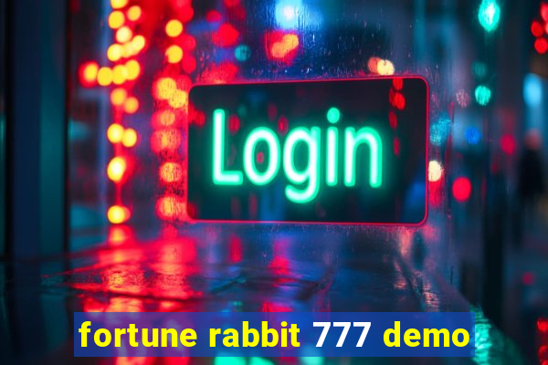 fortune rabbit 777 demo